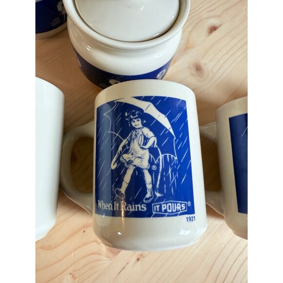 Morton Salt company mugs and creamer set - Picture 9 of 12